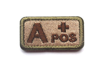 BRSK Blood Type Velcro Patch
