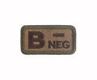 BRSK Blood Type Velcro Patch