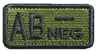 BRSK Blood Type Velcro Patch