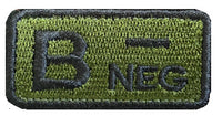 BRSK Blood Type Velcro Patch