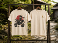 Samurai Biker T‑Shirt