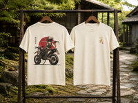 Samurai Biker T‑Shirt