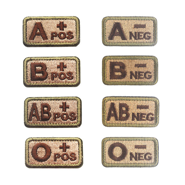 BRSK Blood Type Velcro Patch